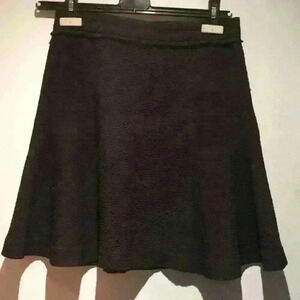 Sandro black skirt  with distressed detail size 1